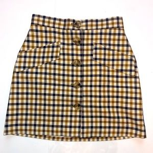 H&M Mini Checkered Skirt (4)